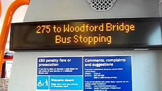 275 to Woodford Bridge [upl. by Eerolam547]