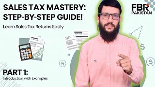 Learn Sales tax Return Filling STEP Wise I Introduction of Sales Tax with Numerical Example Part 1 [upl. by Lance853]