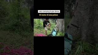 Survival Skills Solo Forest Camping and Shelter Construction campingadventures camping outdoors [upl. by Htebirol957]