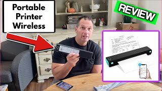 Portable Printer Wireless for Travel Review [upl. by Deming108]