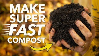 How To Make Compost  Fast and Easy [upl. by Izogn]