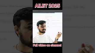 AILET 2025 Application Form Out  AILET Important Dates ailet2025 [upl. by Aili]