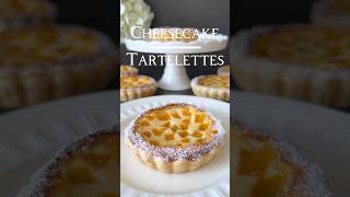 Cheesecake Tartelettes Recipe 🤍 [upl. by Ateiluj]