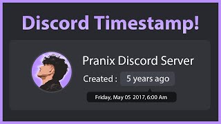 Discord Dynamic Timestamps A Complete Tutorial [upl. by Ihpen]