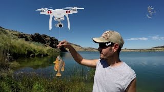 Pescando Con Drone Fishing  Caza Y Pesca [upl. by Lahcar]