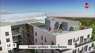 Tours  Un maraîcher sur le toit des logements sociaux [upl. by Undis]