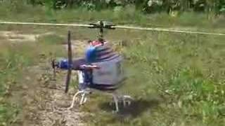 Roger Hubschmid  Vario Big Jet Ranger Starting Problems [upl. by Calore]