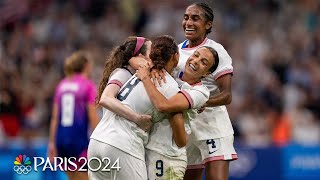 USWNT building chemistry ahead of semifinal clash with Germany  Paris Olympics  NBC Sports [upl. by Treblah]