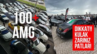 100 AMG Bir Araya Geldik Gazladık  AMG Etkinliği Lastik Yakma amp Drift Loud Exhaust TEAMAMGUK [upl. by Ahseetal989]