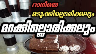 Diabetes Special Soft and Smooth RAGI Putt😋Putt In Malayalam 🔥Millet Recipe [upl. by Aivatnahs]