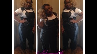 Review  Leather Overalls  Velvet Curves Boutique [upl. by Gustafsson]