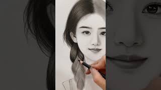 Photos into Realistic Pencil Sketches  HandDrawn  Pettye Art shorts pencilsketch art [upl. by Attaynik]