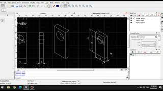 QCAD Isometric Drawing Projection Method [upl. by Chuah]