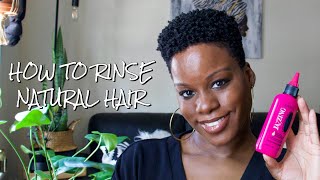 How To Do A Color Rinse On Natural Hair [upl. by Kahler]