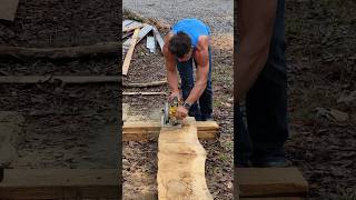 Ripping wood with a DeWalt Skilsaw [upl. by Zanas]