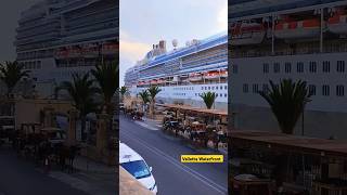 vallettacruiseport valletta malta travel maltatourism waterfront luxurylifestyle ship [upl. by Grata564]