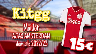 UNBOXING MAILLOT DE FOOT À 15€  AJAX AMSTERDAM  KITGG [upl. by Naahs78]