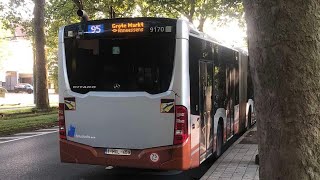 95 Les Trois Tilleuls Vers Wiener 🚌🚍 Mercedes Benz Citaro C2  9170 [upl. by Kroll]