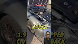 19 TDI Swapped EK Hatch honda civic volkswagen cars engine hondacivic pinoy viralvideo [upl. by Atsilac651]