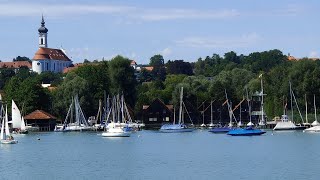 Аммерзе Бавария Природа Германии Ammersee Bayern [upl. by Hanad]