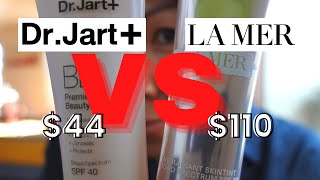 Unexpected results La Mer skintint vs Dr Jart BB cream 6H wear test on Over 40 Asian tan skin [upl. by Roanne]