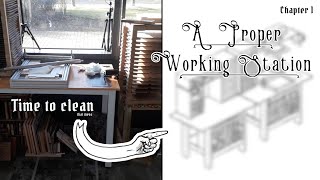 Clean your workshop  I build a new working station [upl. by Nrehtac]