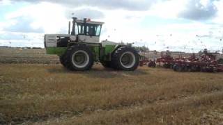 Steiger Panther And Kverneland Cultivator [upl. by Quirita489]