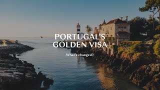 Portugals Golden Visa changes 2022 explained [upl. by Carmelia]