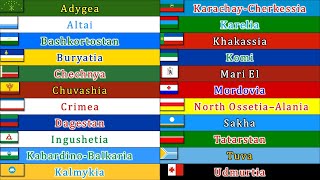 22 REPUBLICS OF RUSSIA amp LANGUAGES PART 1 [upl. by Anuska]