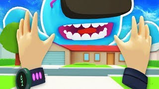 MAKING MEESEEKS INSANELY BIG Rick and Morty Virtual Rickality VR HTC Vive Funny Gameplay [upl. by Scholz]