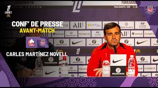 LOSCTFC La conférence de presse de Carles Martínez Novell avant LilleTéFéCé [upl. by Brufsky]