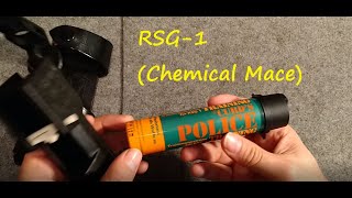 Polizei RSG1 und RSG2 Reizstoffsprühgerät für CNTränengas quotChemical Macequot [upl. by Animar]