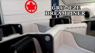 SAO PAULO 🇧🇷  BUENOS AIRES 🇦🇷 DREAMLINER B7879 ✈️ AIR CANADA BUSINESS CLASS 🍁 ŻYCIE W KANADZIE 🇨🇦 [upl. by Caitrin990]