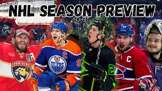 202425 NHL Season Preview and Power Rankings Week 1 [upl. by Taveda]