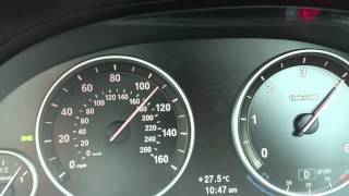 BMW 520D M SPORT 2014 Acceleration 200kmh [upl. by Napoleon]