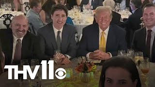 Justin Trudeau meets with Donald Trump at MarALago [upl. by Nalro88]