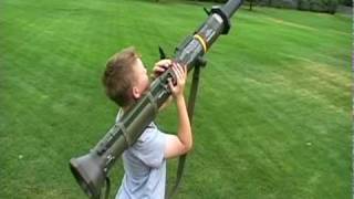 airsoft  paintball AT4  m136 rocket launcher [upl. by Salba]