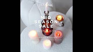 Mid Season Sale • Muebles y sofás hasta 50 [upl. by Ahseekat]