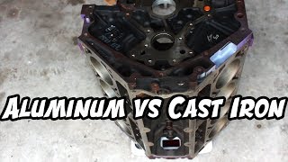 Aluminum VS Iron  LS Engine Weight Comparison [upl. by Leen910]