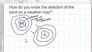 Weather Determining Direction of Wind on Weather Map [upl. by Aela693]