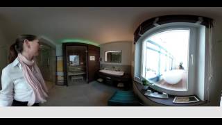 Strandhotel Duhnen  die neuen Skysuiten 608 amp 610 im 360 Grad Video [upl. by Mairb196]