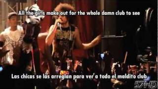 LMFAO  Sorry For Party Rocking HD Live Subtitulado Español English Lyrics [upl. by Dohsar]