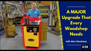 PART 1 The Ultimate Spindle Sander Every Woodshop Needs Powermatic [upl. by Burk666]