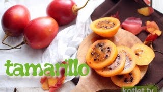 Tamarillo  jak smakuje jak kupować  KotletTV [upl. by Eannej]