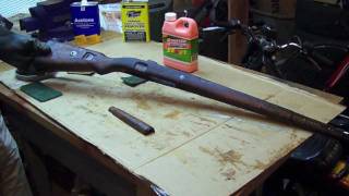 Refinishing a Rifle Stock K98 pt 12 [upl. by Isabeau]