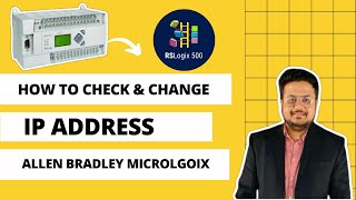 How to check amp Change the IP Address of PLC  Allen Bradley Micrologix 1400 PLC [upl. by Mandelbaum486]