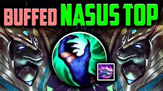 BUFFED NASUS FEELS GOOOOOD Best BuildRunes Nasus Gameplay Guide Season 14  League of Legends [upl. by Kirsti573]