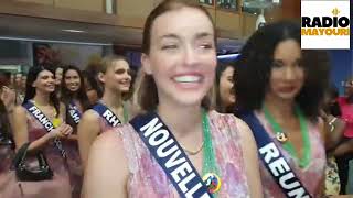 Les candidates à lélection Miss France accueillies en Guyane sur un air de carnaval reportage [upl. by Cusick]