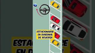 Estacionamiento Diagonal de Reversa manejo🚗 [upl. by Eimerej]