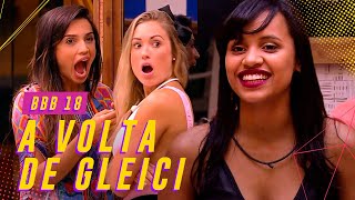 GLEICI VOLTA DO PAREDÃO FALSO E BOTA PATRÍCIA NO PAREDÃO 😱  BIG BROTHER BRASIL 18 [upl. by Imer]